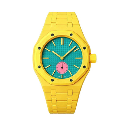 [Zalyn]OAK POP EXCLUSIVE YELLOW BIOCERAMIC STRAP