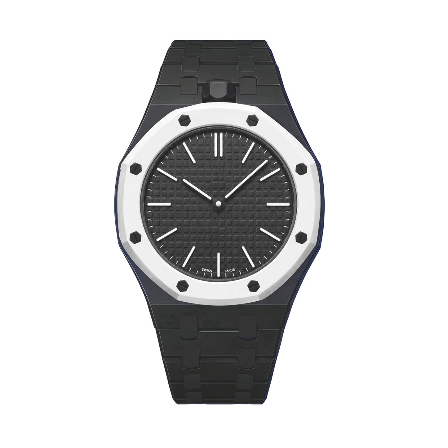 [Zalyn]OAK POP EXCLUSIVE BLACK BIOCERAMIC STRAP
