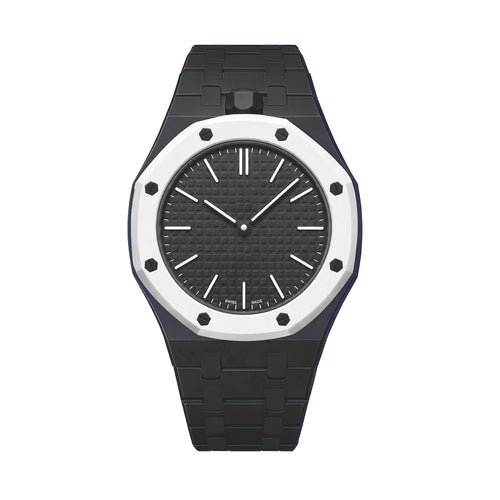 [Zalyn]OAK POP EXCLUSIVE BLACK BIOCERAMIC STRAP