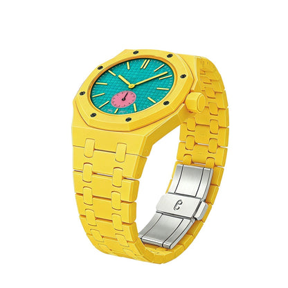 [Zalyn]OAK POP EXCLUSIVE YELLOW BIOCERAMIC STRAP