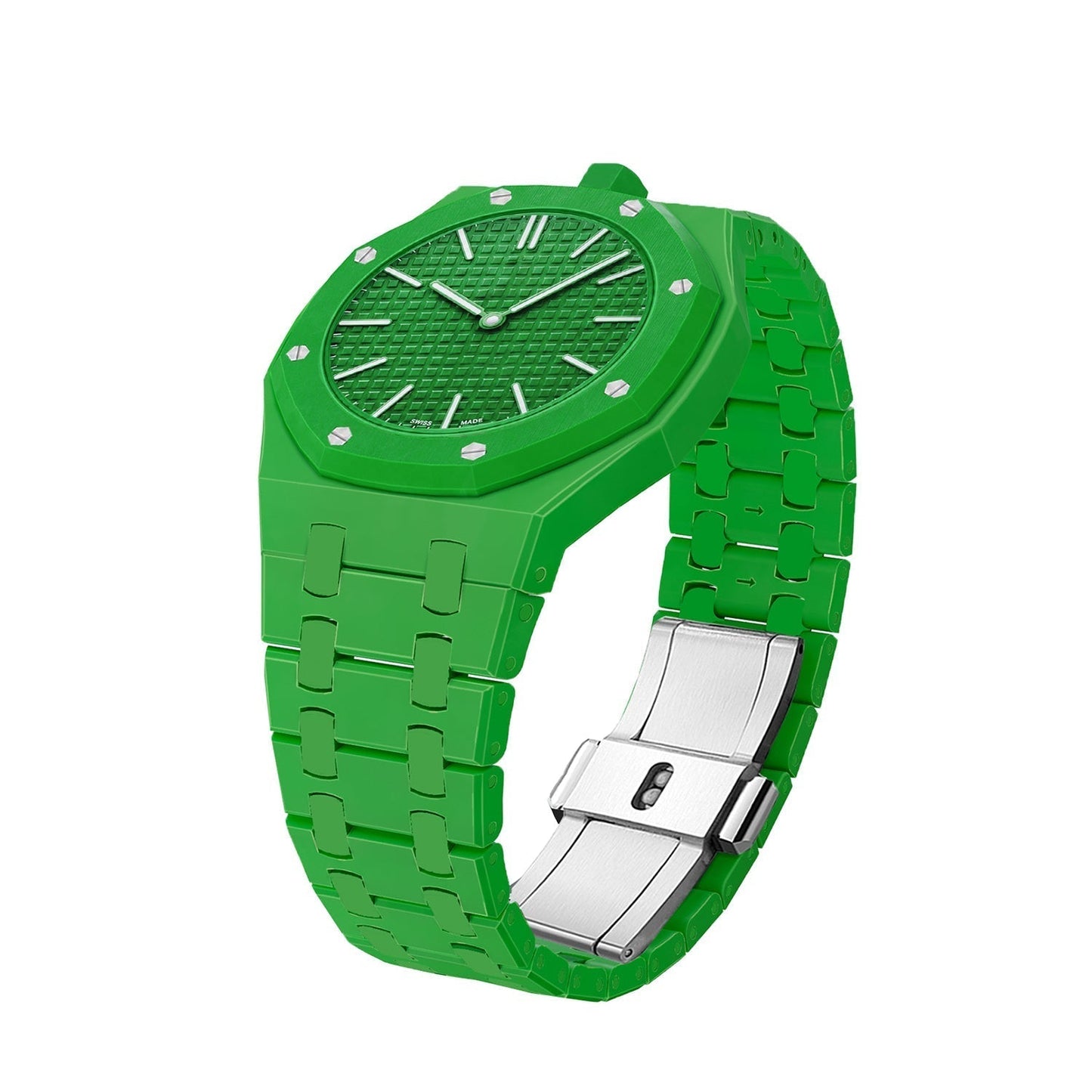 [Zalyn]OAK POP EXCLUSIVE GREEN  BIOCERAMIC STRAP