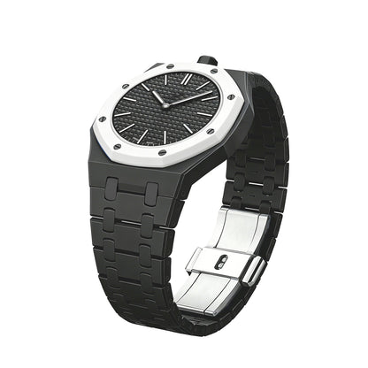 [Zalyn]OAK POP EXCLUSIVE BLACK BIOCERAMIC STRAP