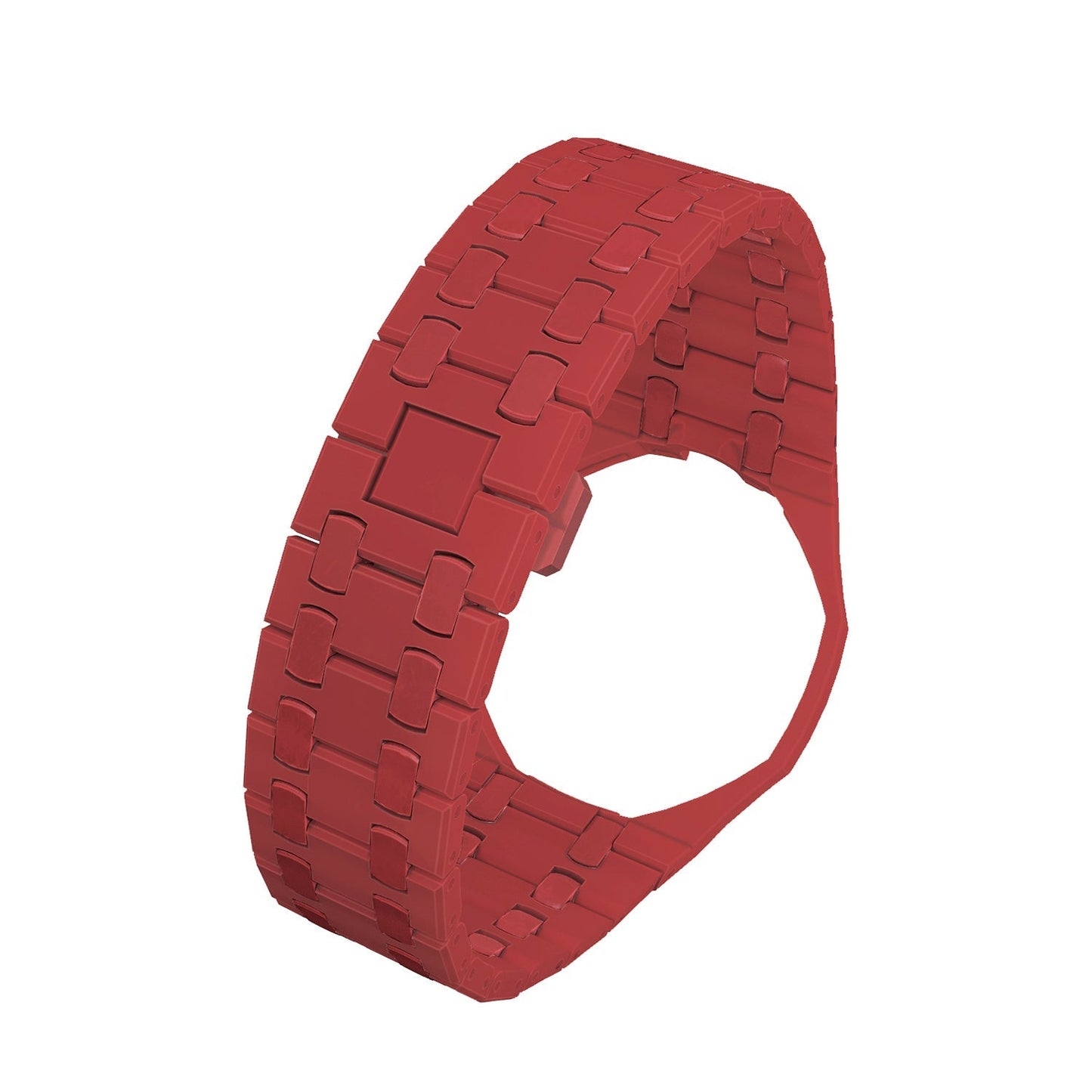 [Zalyn]OAK POP EXCLUSIVE RED BIOCERAMIC STRAP