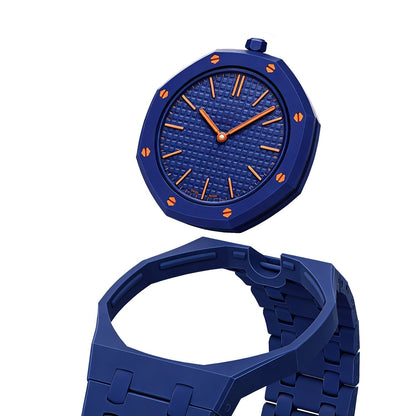 [Zalyn]OAK POP EXCLUSIVE DARK BLUE BIOCERAMIC STRAP