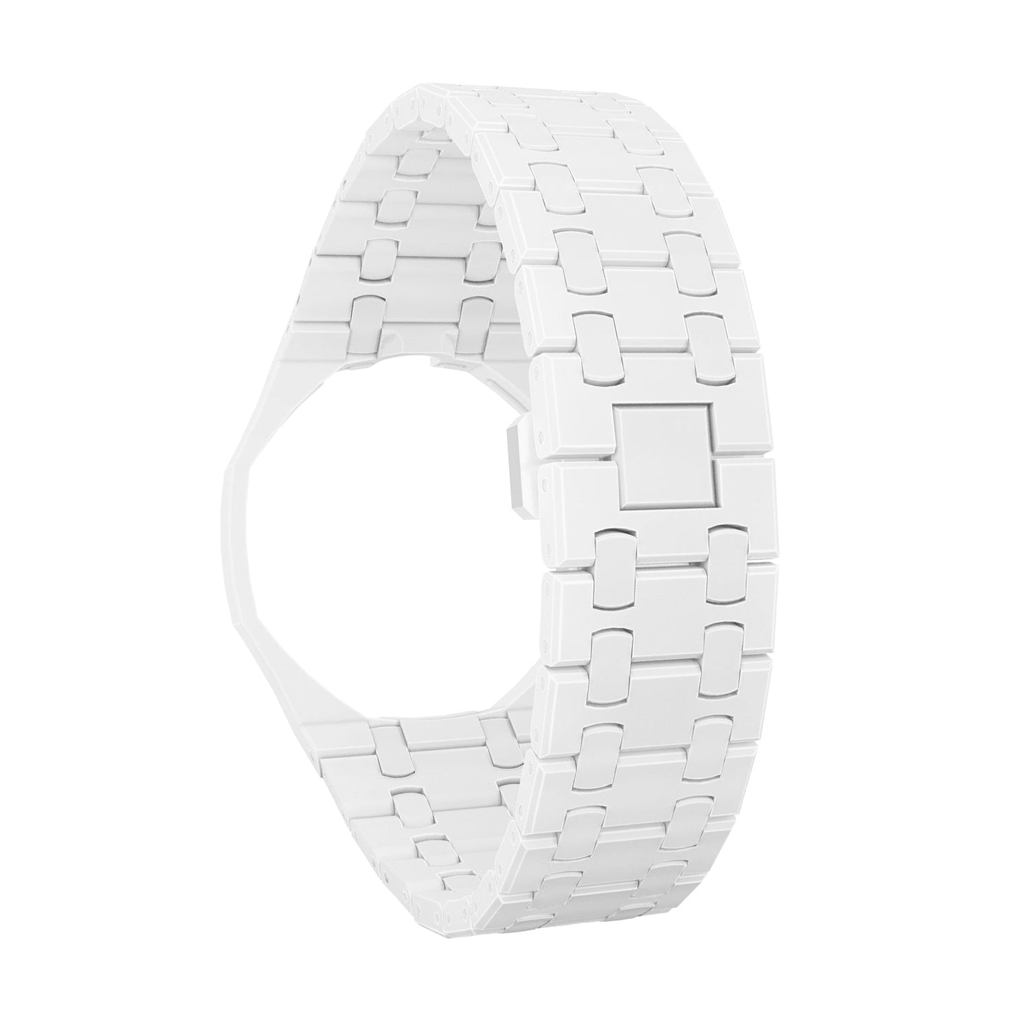 [Zalyn]OAK POP EXCLUSIVE WHITE BIOCERAMIC STRAP