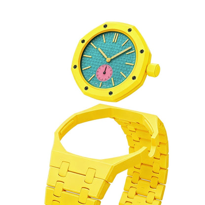 [Zalyn]OAK POP EXCLUSIVE YELLOW BIOCERAMIC STRAP