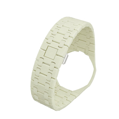 [Zalyn]OAK POP EXCLUSIVE CREAMY YELLOW BIOCERAMIC STRAP