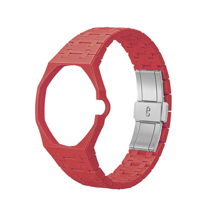 [Zalyn]OAK POP EXCLUSIVE RED BIOCERAMIC STRAP