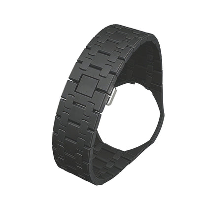 [Zalyn]OAK POP EXCLUSIVE BLACK BIOCERAMIC STRAP