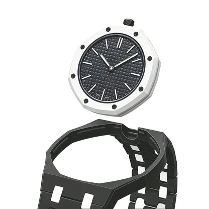 [Zalyn]OAK POP EXCLUSIVE BLACK AND WHITE BIOCERAMIC STRAP