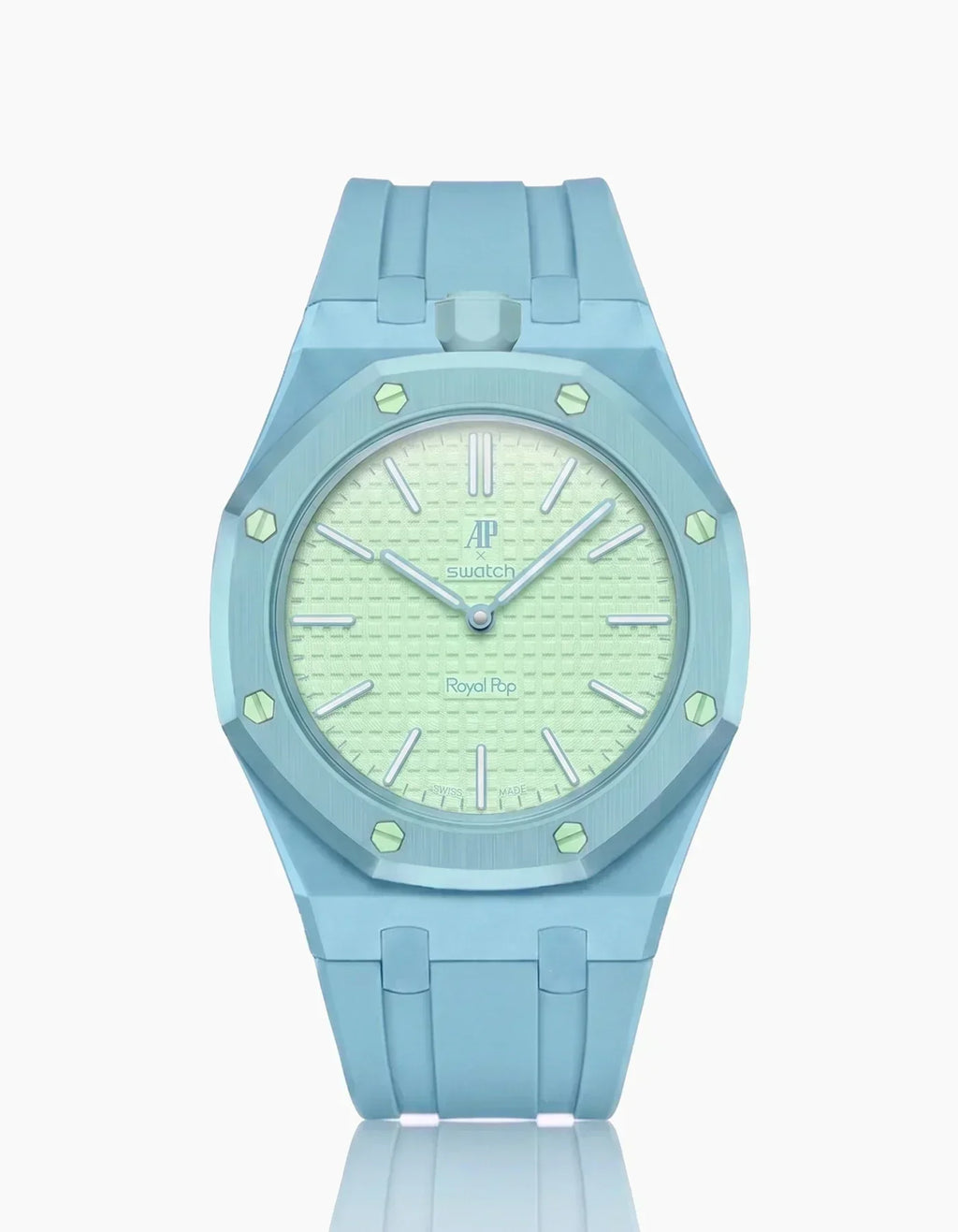 Silicone Strap & Case  Royal Pop  Blaue Acht(Customize  Colors)