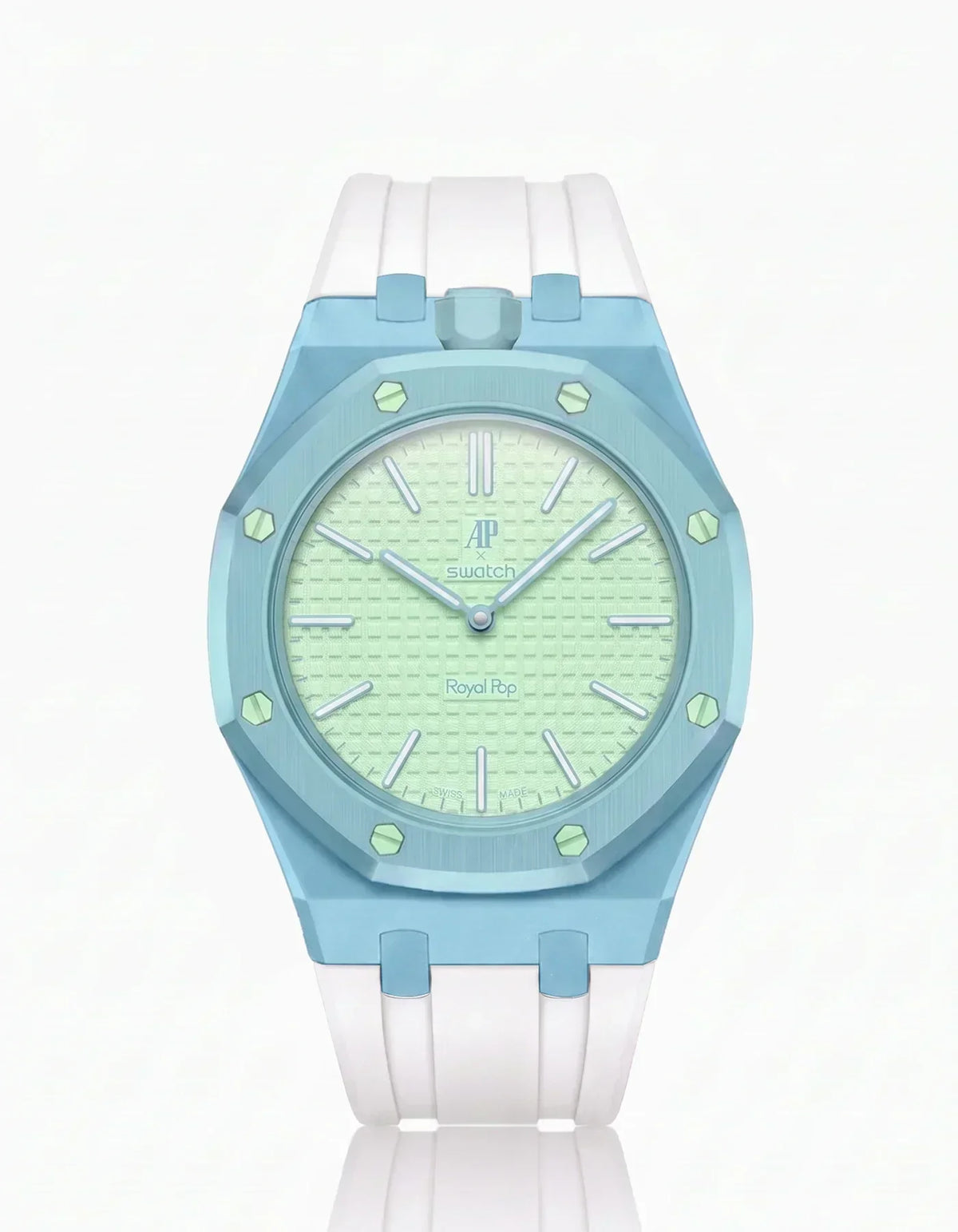 Silicone Strap & Case  Royal Pop  Blaue Acht(Customize  Colors)