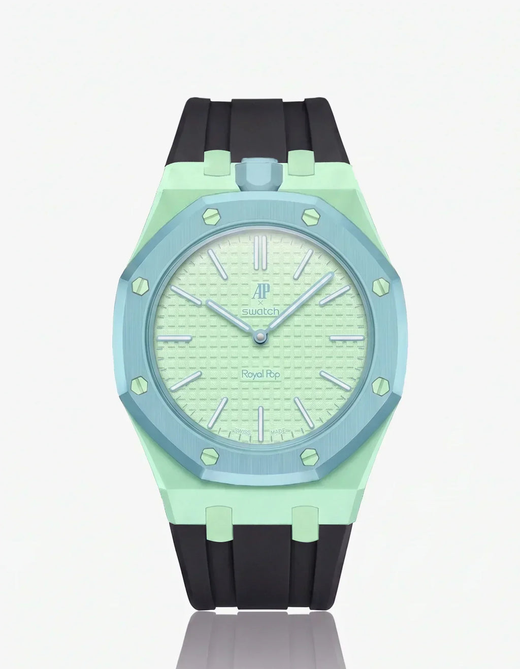 Silicone Strap & Case  Royal Pop  Blaue Acht(Customize  Colors)
