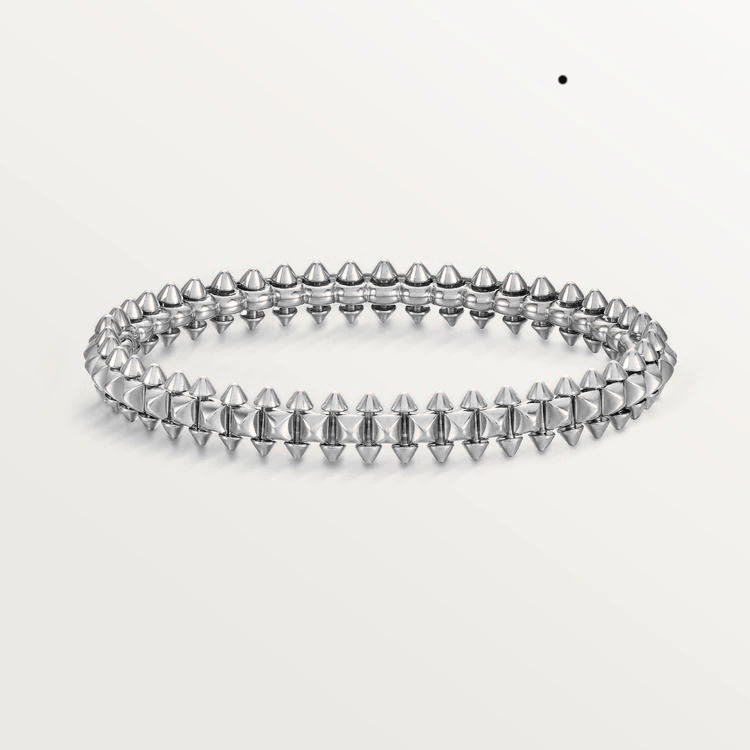 [Zalyn Jewelry ]CLASH SILVER BRACELET