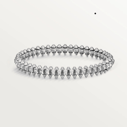 [Zalyn Jewelry ]CLASH SILVER BRACELET