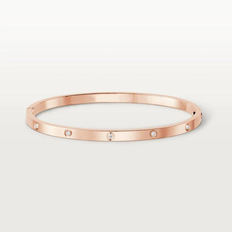 [Zalyn Jewelry ]LOVE BRACELET 3.65MM 10 DIAMONDS