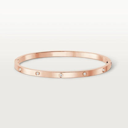 [Zalyn Jewelry ]LOVE BRACELET 3.65MM 10 DIAMONDS