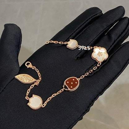 [Zalyn Jewelry ]LUCKY SPRING 5 MOTIF BRACELET