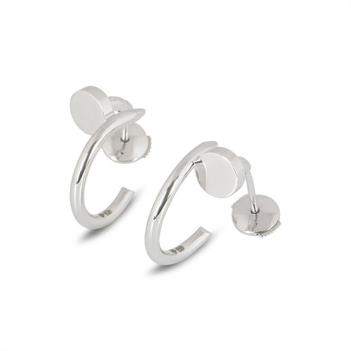[Zalyn Jewelry ]JUSTE EARRINGS SILVER