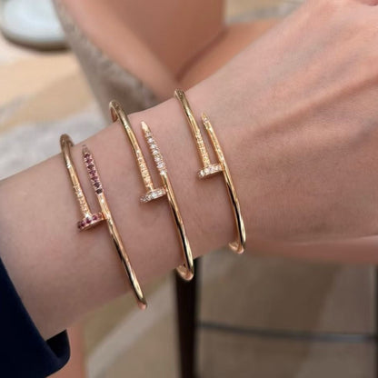 [Zalyn Jewelry]JUSTE BRACELET 2.5MM DIAMONDS NEW