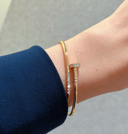 [Zalyn Jewelry]JUSTE BRACELET 2.5MM DIAMONDS NEW