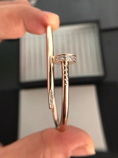 [Zalyn]JUSTE UN CLOU 3.5MM CLASSIC DIAMOND BANGLE