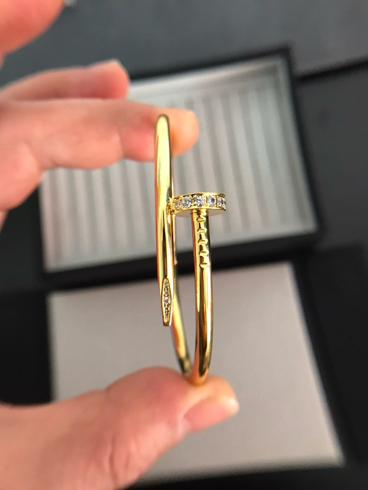 [Zalyn Jewelry ]JUSTE BRACELET 3.5MM DIAMONDS
