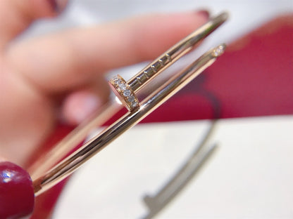 [Zalyn Jewelry ]JUSTE BRACELET 2.5MM DIAMONDS