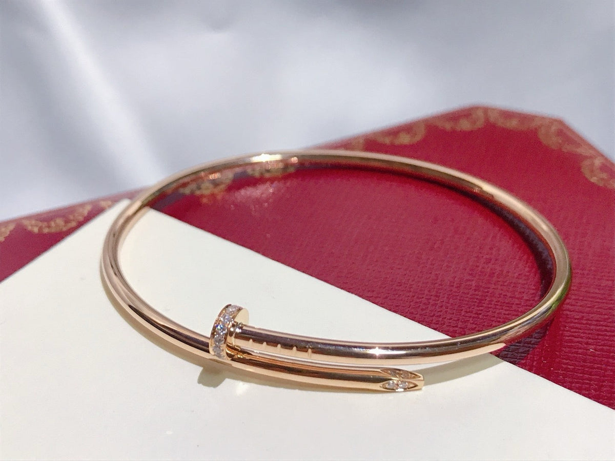 [Zalyn Jewelry ]JUSTE BRACELET 2.5MM DIAMONDS
