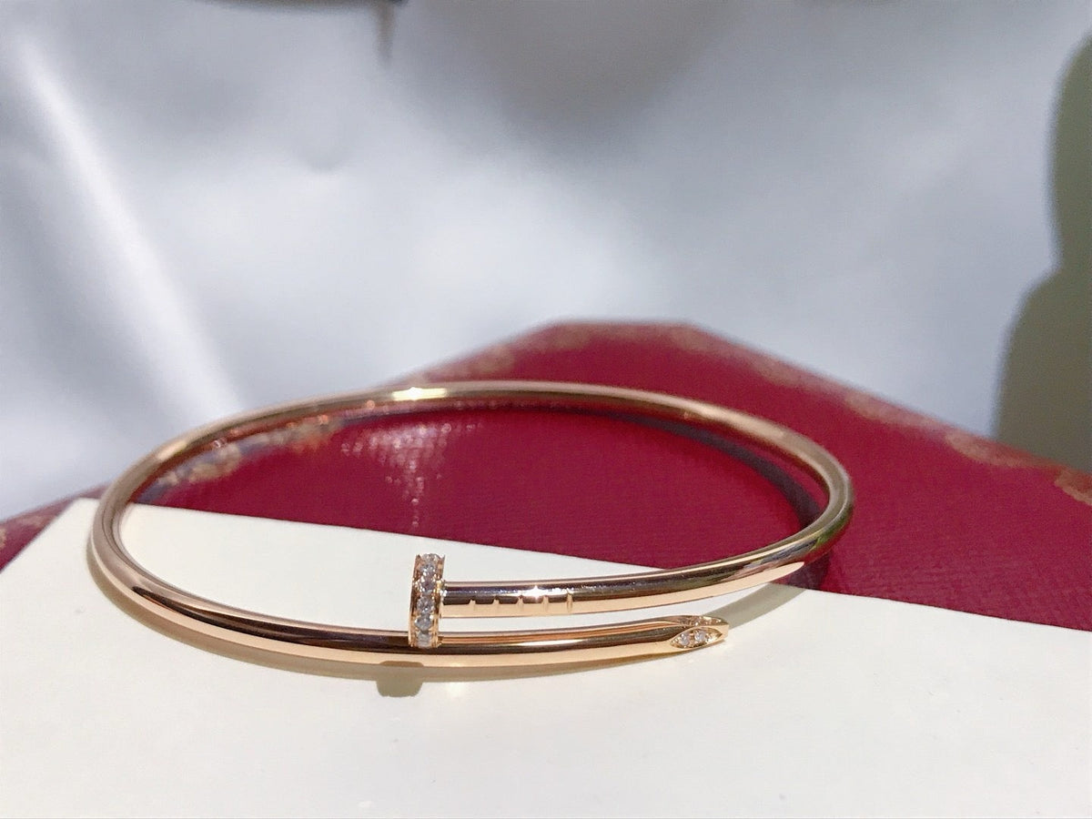 [Zalyn Jewelry ]JUSTE BRACELET 2.5MM DIAMONDS