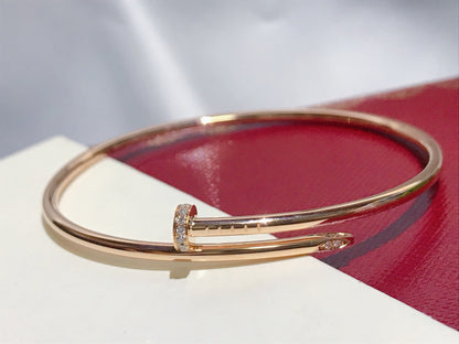 [Zalyn Jewelry ]JUSTE BRACELET 2.5MM DIAMONDS