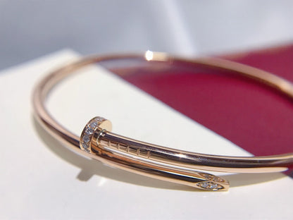 [Zalyn Jewelry ]JUSTE BRACELET 2.5MM DIAMONDS