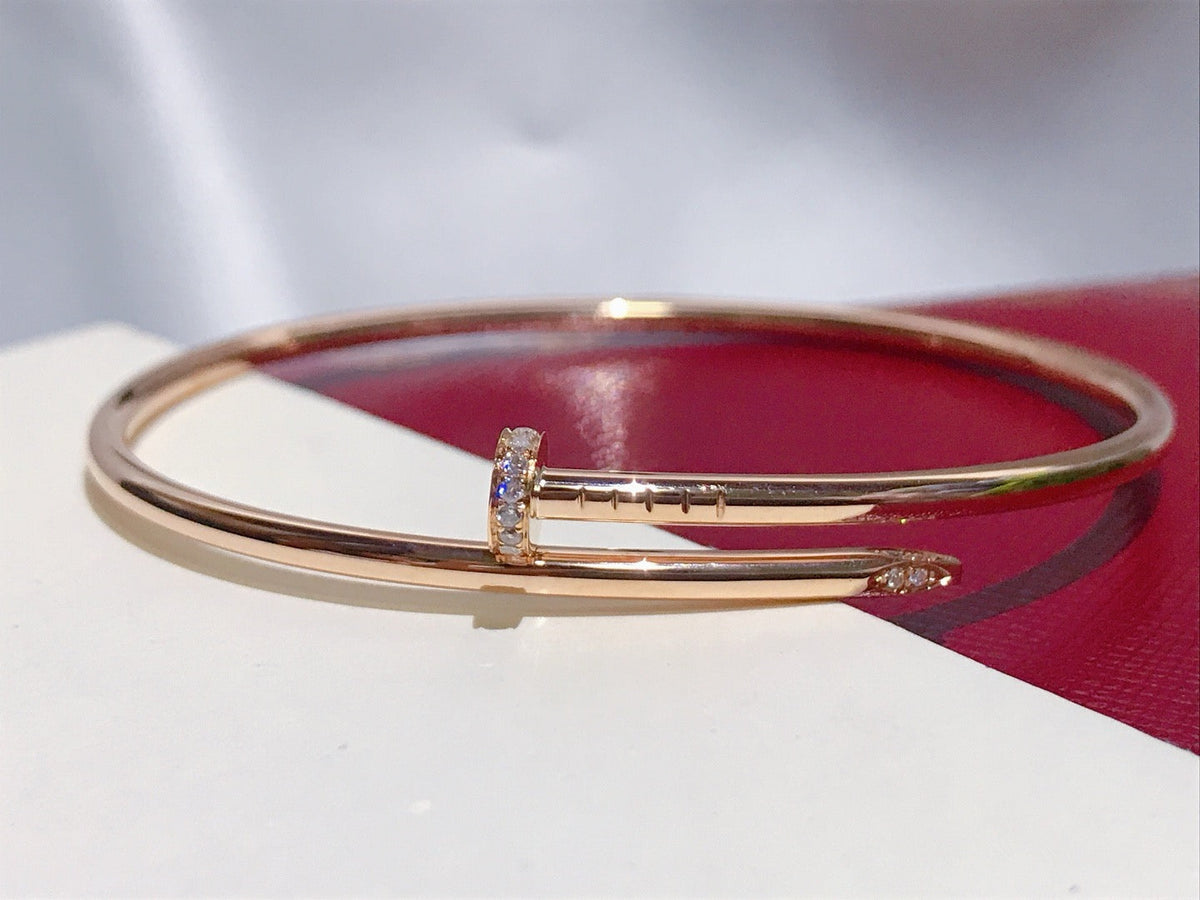 [Zalyn Jewelry ]JUSTE BRACELET 2.5MM DIAMONDS