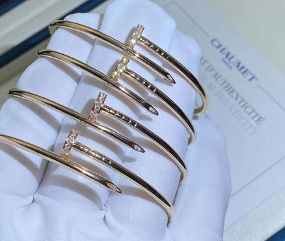 [Zalyn Jewelry ]JUSTE BRACELET 2.5MM DIAMONDS