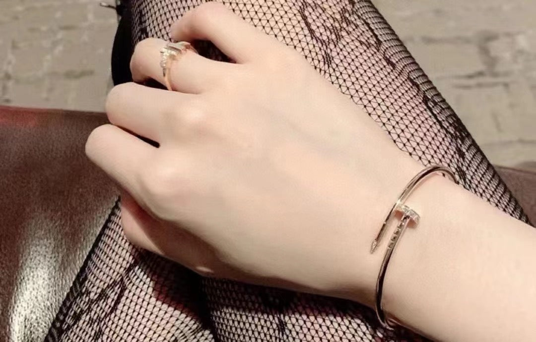 [Zalyn Jewelry ]JUSTE BRACELET 2.5MM DIAMONDS