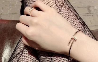 [Zalyn Jewelry ]JUSTE BRACELET 2.5MM DIAMONDS