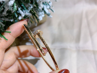 [Zalyn Jewelry ]JUSTE BRACELET 2.5MM DIAMONDS
