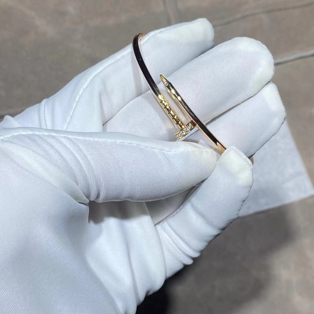 [Zalyn Jewelry ]JUSTE BRACELET 2.5MM DIAMONDS