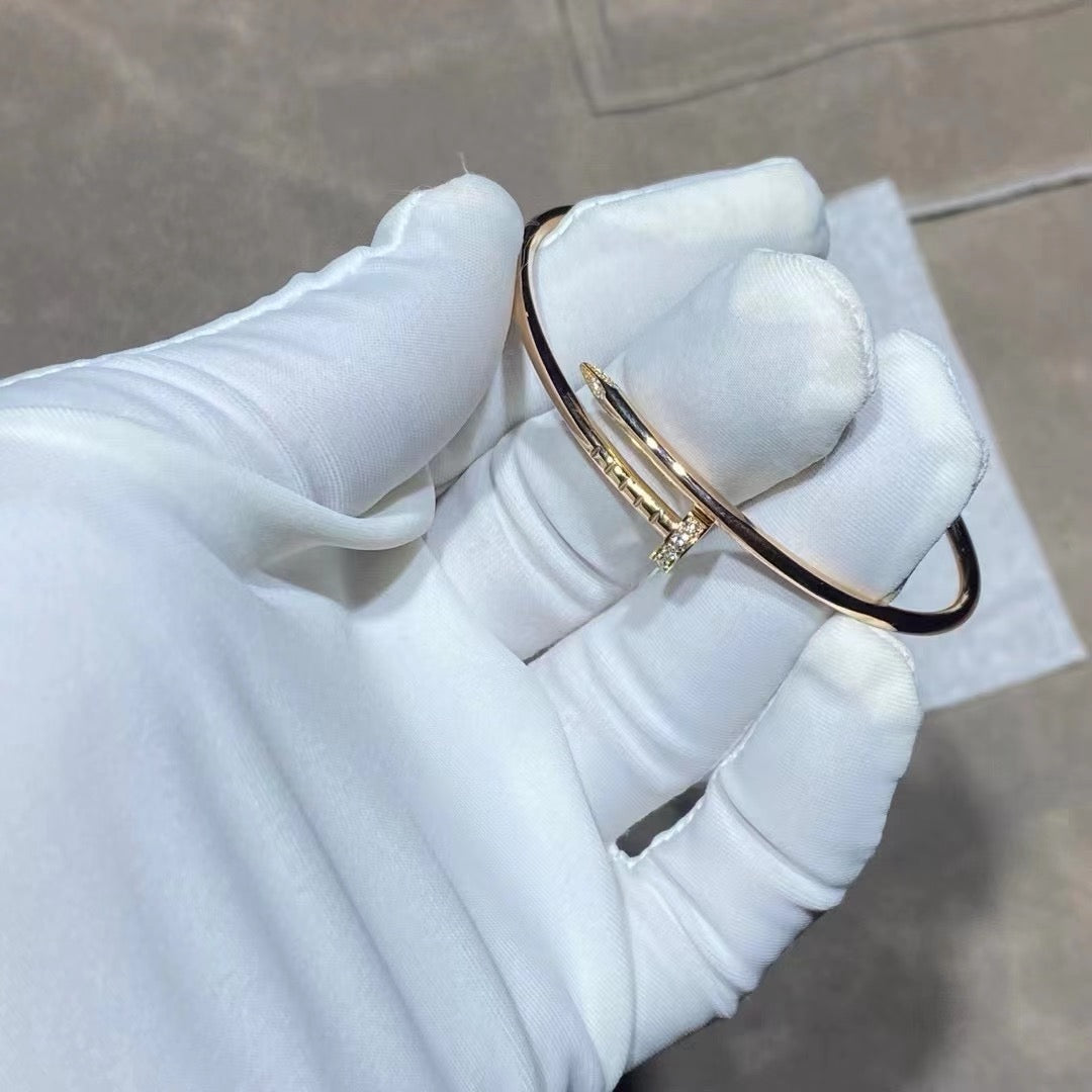 [Zalyn Jewelry ]JUSTE BRACELET 2.5MM DIAMONDS