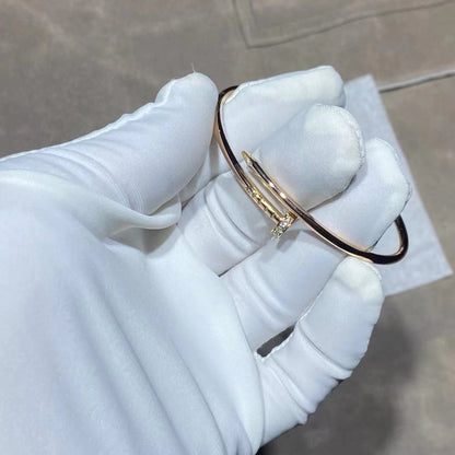 [Zalyn Jewelry ]JUSTE BRACELET 2.5MM DIAMONDS