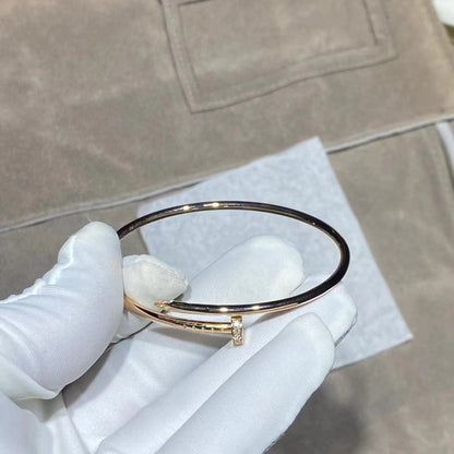 [Zalyn Jewelry ]JUSTE BRACELET 2.5MM DIAMONDS