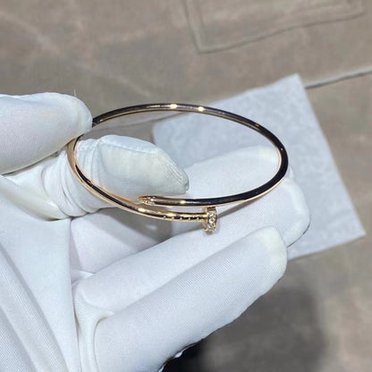 [Zalyn Jewelry ]JUSTE BRACELET 2.5MM DIAMONDS