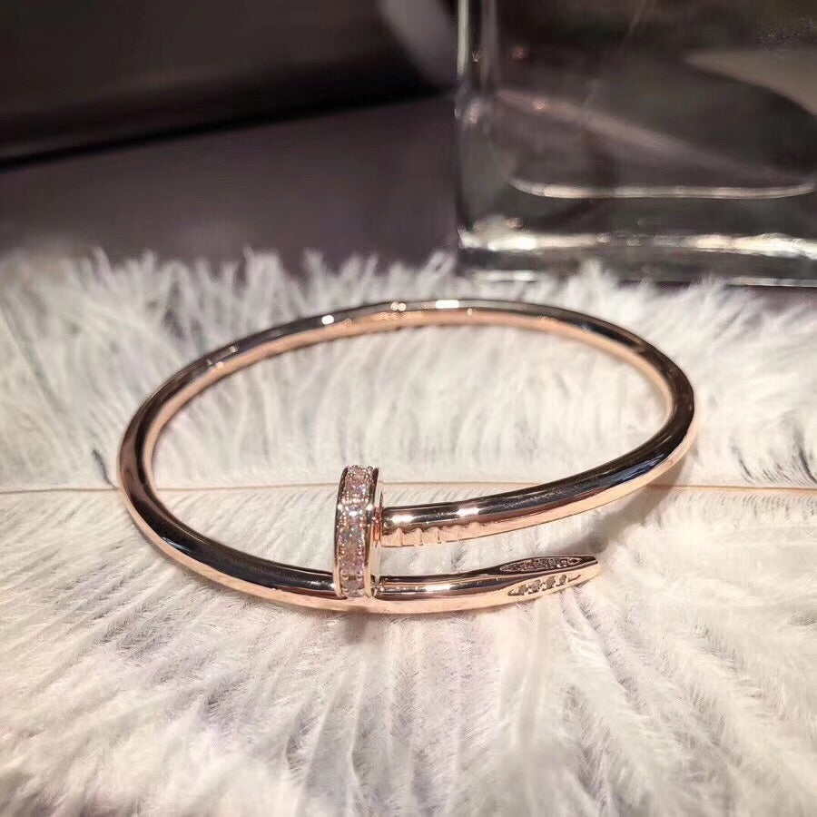 [Zalyn Jewelry ]JUSTE BRACELET 3.5MM DIAMONDS
