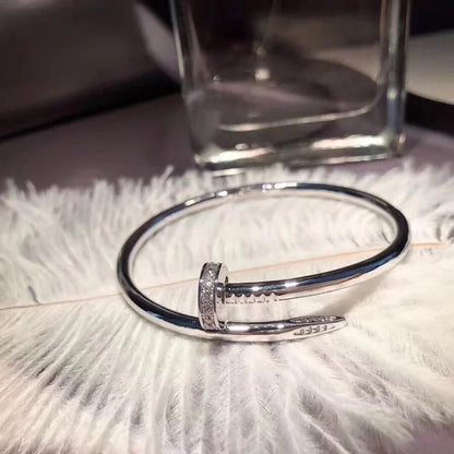 [Zalyn]JUSTE UN CLOU 3.5MM CLASSIC DIAMOND BANGLE