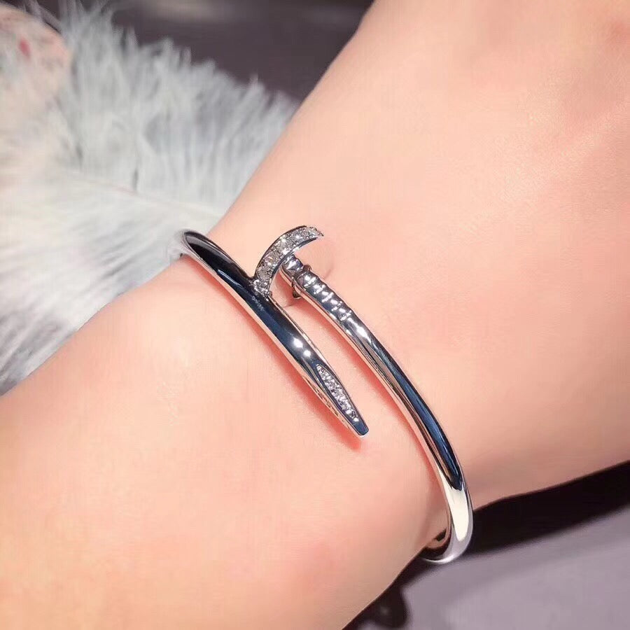 [Zalyn Jewelry ]JUSTE BRACELET 3.5MM DIAMONDS