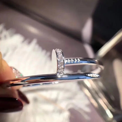[Zalyn]JUSTE UN CLOU 3.5MM CLASSIC DIAMOND BANGLE