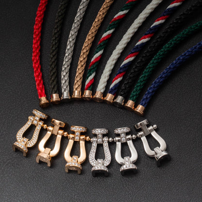 [Zalyn]FORCE LARGE HORSESHOE BRACELET - GOLD