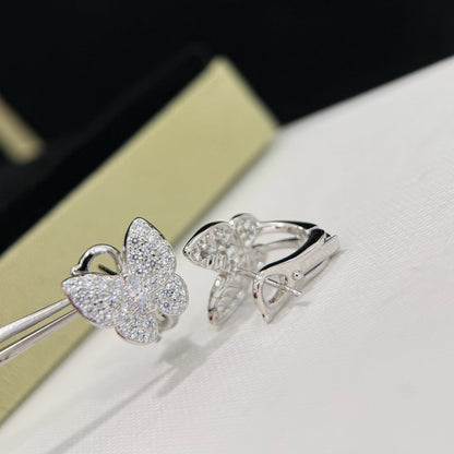 [Zalyn Jewelry ]BUTTERFLY ALL DIAMOND EARRINGS