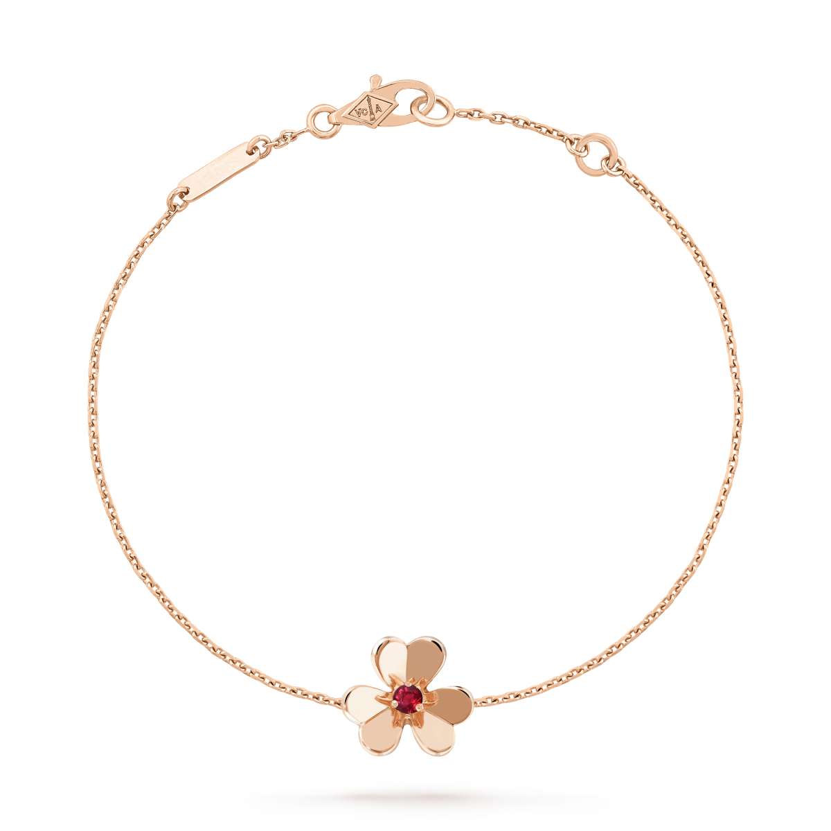 [Zalyn Jewelry ]FRIVOLE GOLD FLOWER PINK MALACHITE BRACELET