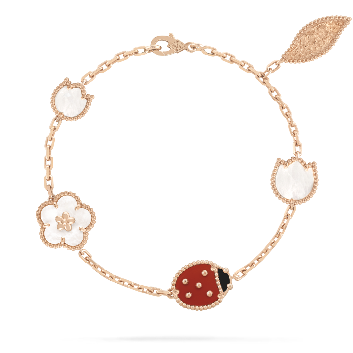 [Zalyn Jewelry ]LUCKY SPRING 5 MOTIF BRACELET